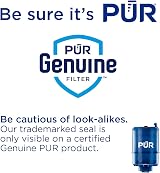 PUR PFM350V Faucet Mount Water Filter Metallic Grey Tool-Free Installation view 6