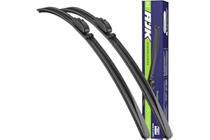 AJK Front Windshield Wiper for Hyundai Elantra 2021 2022 2023 2024 2025, Original Equipment Window Wipers Blades, Conventional, Vehicle Specific Fit, Pack of 2
