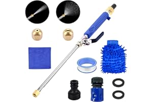 Jethose Pressure Washer, Jet Nozzle High Pressure Washer Tools, Pressures Washers Lances Wands, with 2 Different Nozzles & Ho
