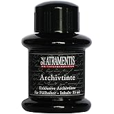 De Atramentis&reg; Archive Ink-Black 45ml Fountain Pen Bottled Ink