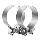 Vitonsbay 3.0 Inch Exhaust Clamp,3 Inch Narrow