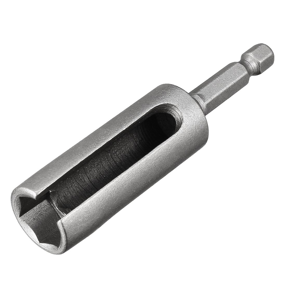 sourcing map 12mm Nut Driver, 1/4" Quick-Change Hex Shank Slotted Drill Bit Socket Wrench Tool, 3 Inch Length