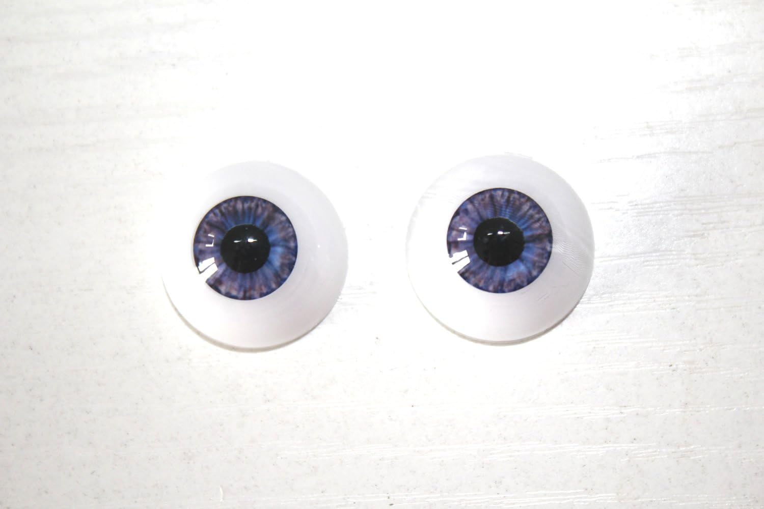 1 Pair Half Round Acrylic Doll Eyes Eyeballs Purple Color 22mm for BJD Doll