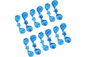 Cryfokt 12pcs Anti Freeze Face Patches, Snowboard Ski Mask with Unique Contoured Shape, Breathable Wind Proof Face Stickers C