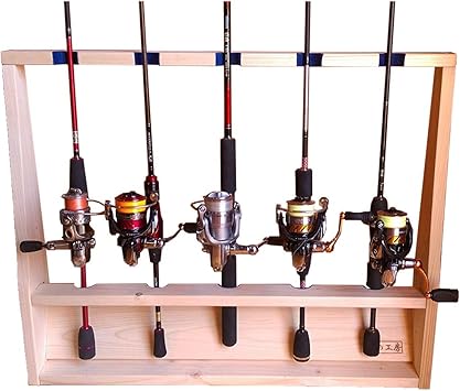 Amazon 杜の工房 ロッドスタンド ライトタックル専用モデル5本掛 杜の工房 ロッドスタンド