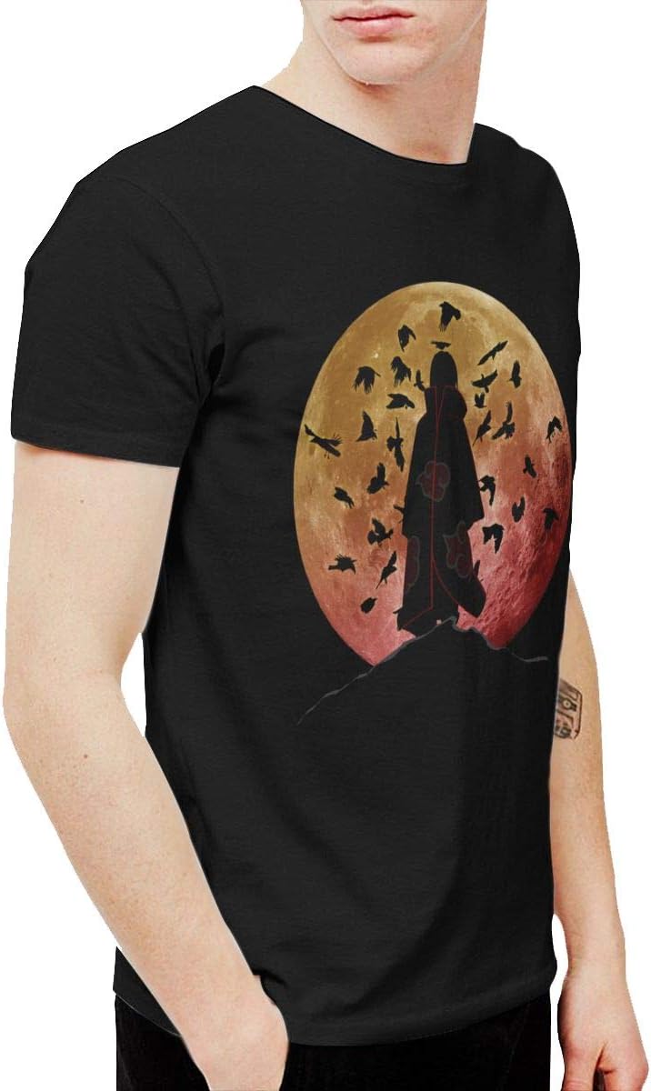 Shuaihong Dark Itachi Men's Leisure T-Shirt XXL Black