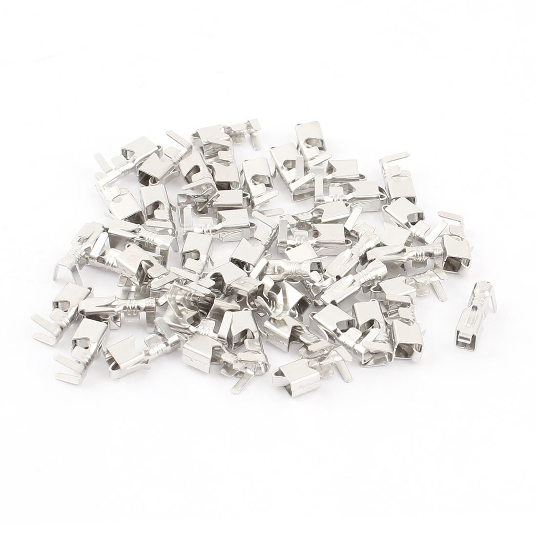 sourcing map 50 pcs VH 3.96mm Connector Crimp Contact Pin Copper-Tin