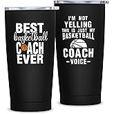 NVFCC Basketball Coach Gifts for Men Women, Best Coach Gifts Basketball, Coaches Gift from Team Basketballs, Basketballs Coaches Gift Ideas-20 oz Stainless Steel Tumbler