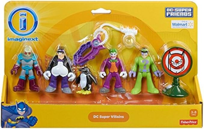 imaginext dc super heroes super villains