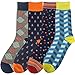 SUTTOS Crew Dress Socks Mid Calf Crew Casual Socks 4 Pairs in Gift Package