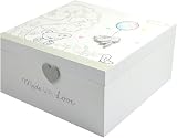 RSW Hugs & Kisses Wooden Memories Keepsake Box view 1