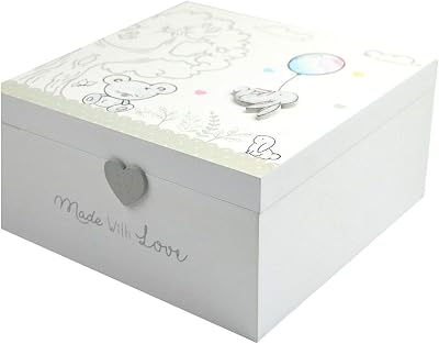 RSW Hugs & Kisses Wooden Memories Keepsake Box