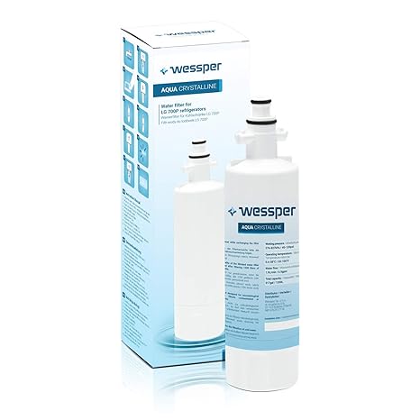 Wessper® Aqua Crystalline Reemplazo del filtro del refrigerador ...