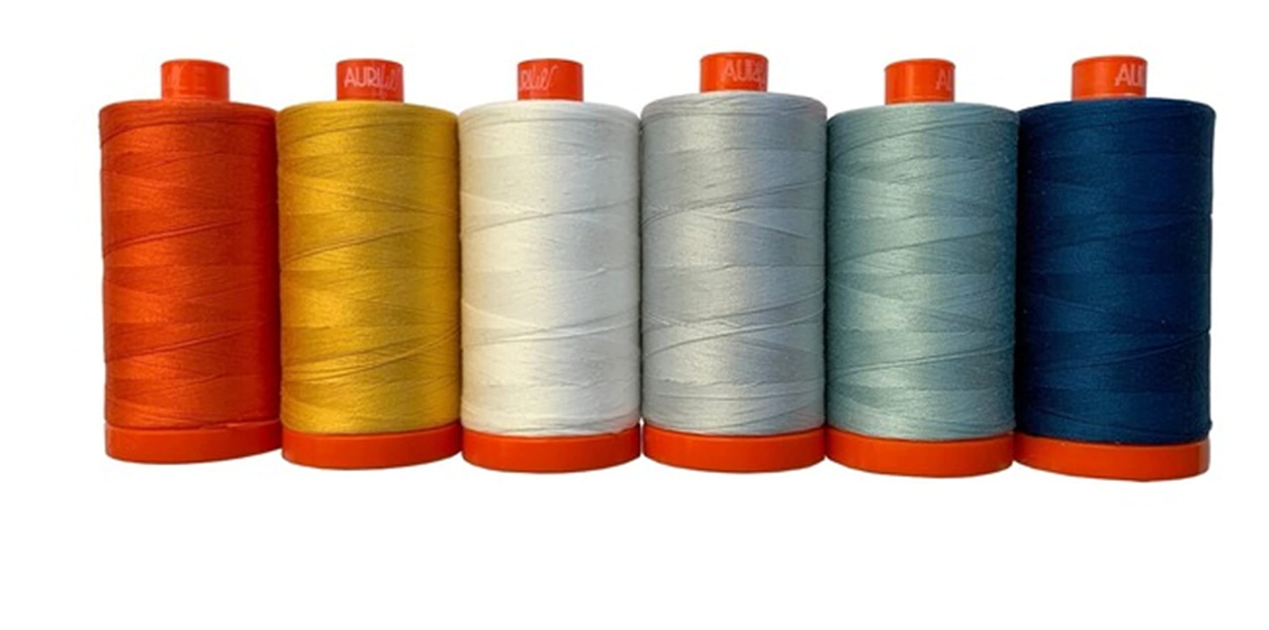 Hollyanne Knight Aurifil Quilting Rockstar Thread Set 6 Large spools