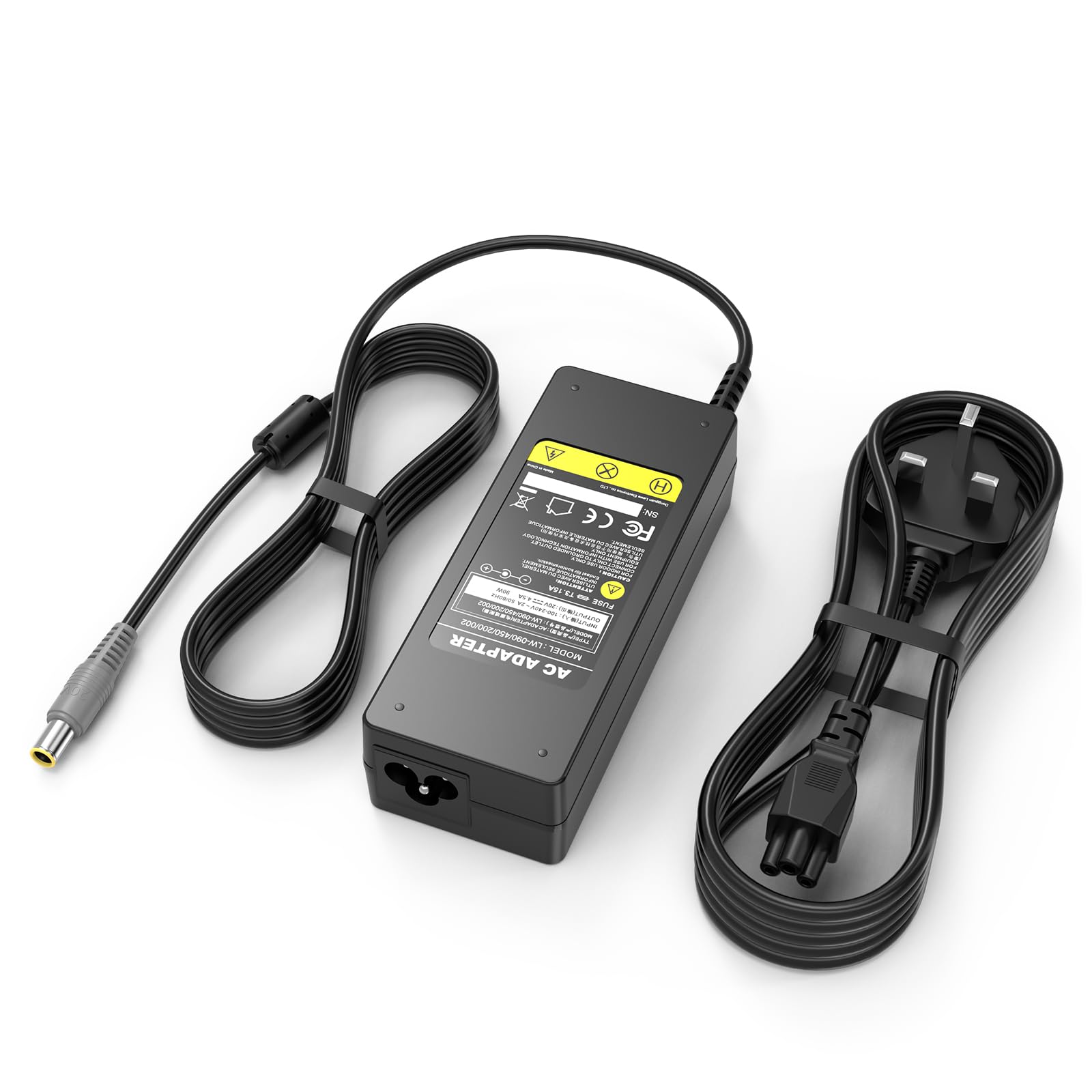 ARyee 20V 4.5A 90W Laptop Charger for Lenovo ThinkPad T420 T430 T500 T510 T520 T530 T60 X220 X230 E420 E430 E520 E530 IdeaPad Notebook PC Power Cord Supply Lead AC Adapter(7.9x5.5mm)