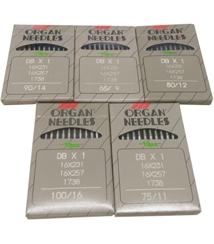 Amazon.com: 50 Organ Dcx27 B27 B-27 Needles for Industrial Serger