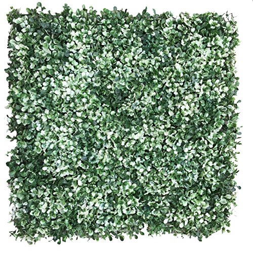 e-joy 24 Piece Cover 66 sq. ft. Artificial Topiary Hedge Plant Privacy Fence Screen Greenery Panels for Both Outdoor or Indoor, Garden or Backyard Decorations