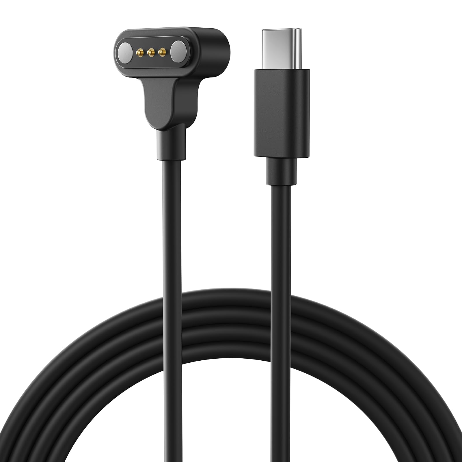 View 1 of *UNTESTED*
ESR Magnetic Charger fot Geo Wallet, USB-C to Pogo Pin Charging Cable, Black
