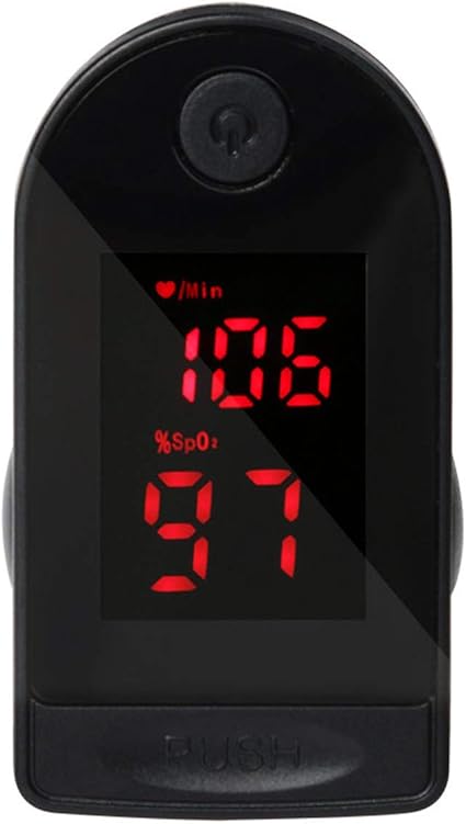 callm Portable Fingertip Oxygen Saturation Monitor with LED ScreenDigital Readings Simple Use Fast Reading(#AEdf032889)