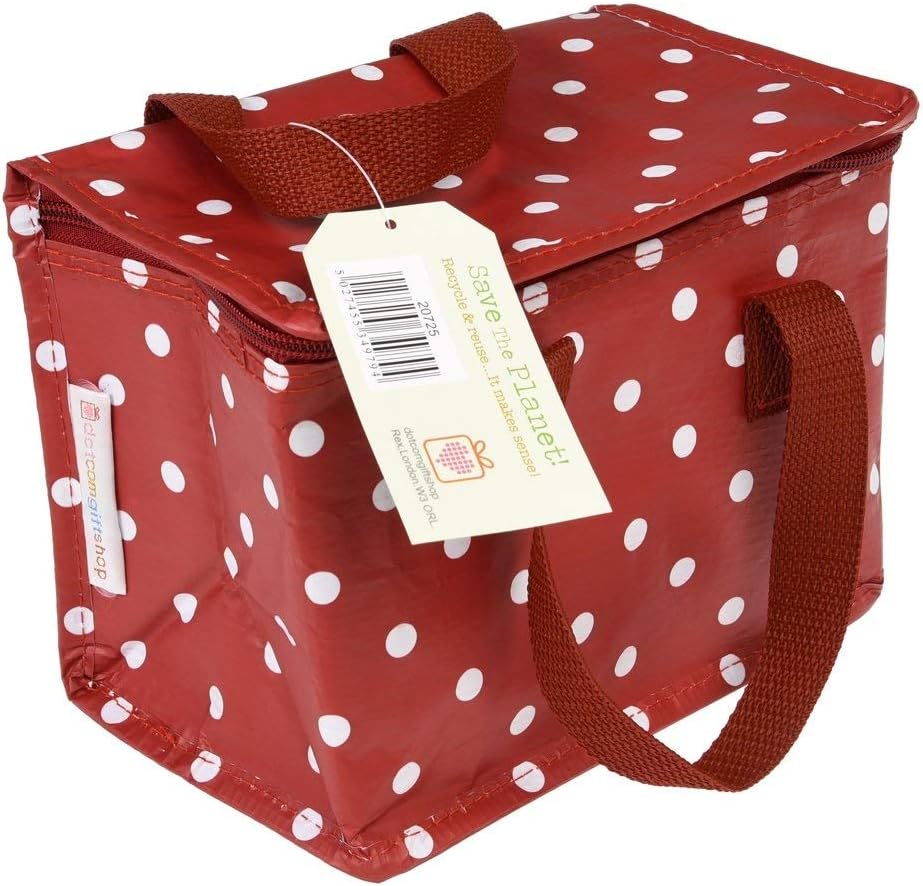 Red Retrospot Design Lunch Bag Amazon.co.uk Kitchen & Home