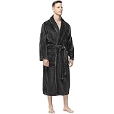 Yurhap Mens Fleece Robe, Soft Plush Robe for Men, Fluffy Bathrobe with Belt
2 Pockets