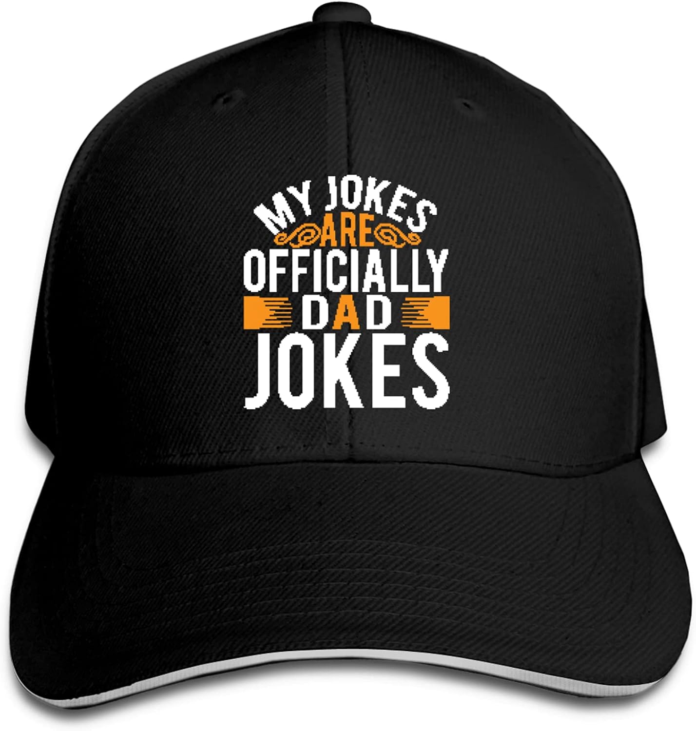My Jokes are Officially Dad Jokes Men & Women Hat Cap Athletic Dad