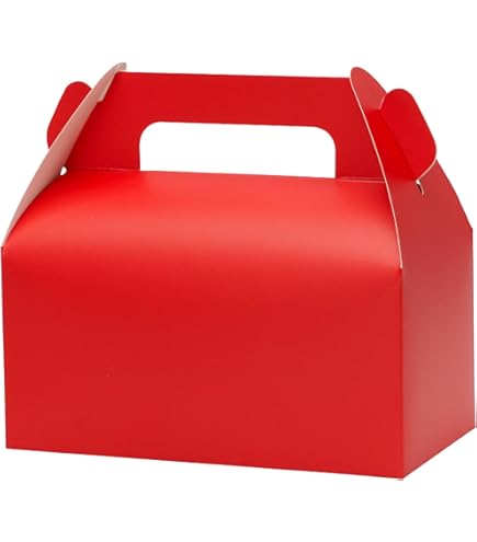 Lot De 25 Boîtes à Friandises Marron Gable, Petites Boîtes