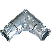 Concrete Tight Conduit Connectors Sigma ProConnex TC-501 EMT Set Screw Connectors 1/2" - 50-Pack Electrical Conduit Fittings Zinc Die-cast Connector