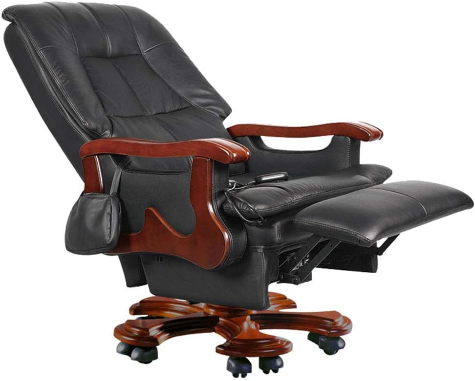 Boss chair, electric massage leather executive chair reclining office