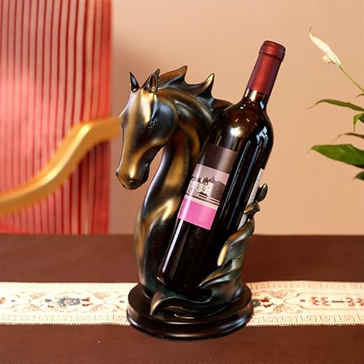Amazon Com Chrasy Horse Shaped Statue Decorative Wine Bottle