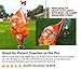 Extra Large Heavy Duty Soccer Ball Mesh Bag for Sports, Beach and Swimming Gears. Adjustable Shoulder Strap Made to Fit Adults and Kids. Secure Side Pocket for your Personal Item. 40x30 IN, Orange