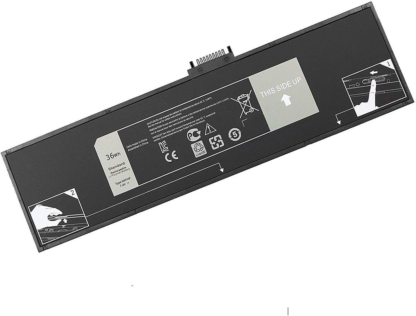 7XINbox 36Wh 7.4V HXFHF Replacement Battery for Dell Venue 11 Pro 7130 Tablet Venue 11 Pro 7139 VJF0X VT26R XNY66 451-BBGR 0VT26R
