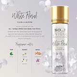 SO Unique White Floral Body Mist Fragrance Spray 150ml Womens Floral Woody Musky view 3