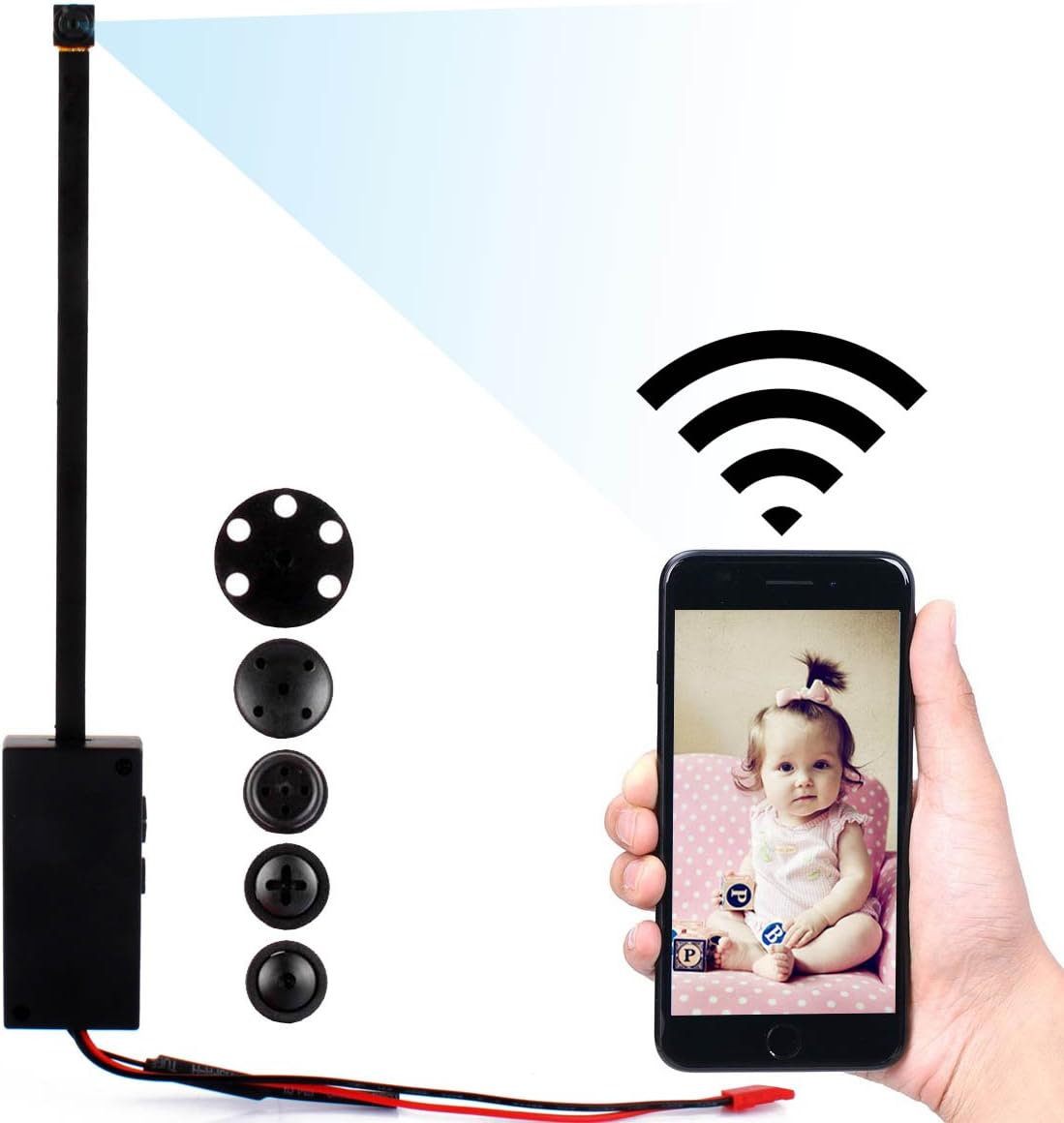 WiFi Mini Camera, PANNOVO HD 1080P Security Camera Nanny Cam