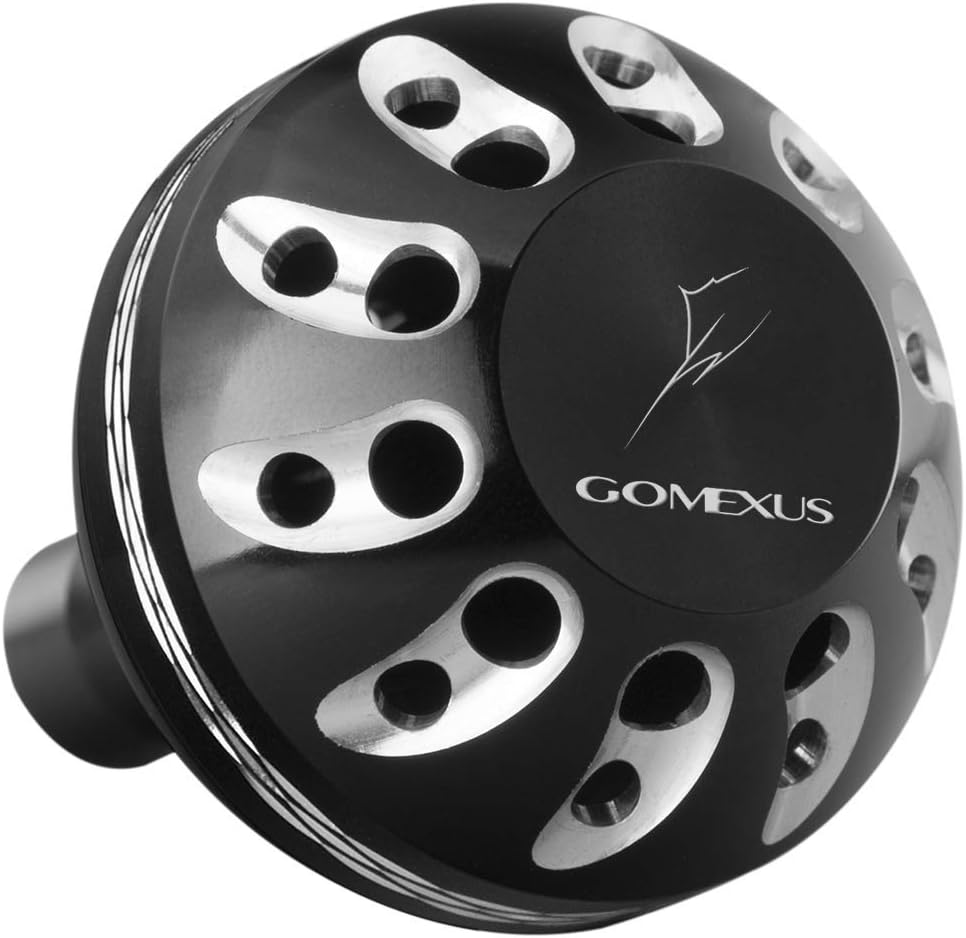 GOMEXUS Power Handle For Stradic FK 1000-4000 Stradic CI4+ Nasci Sustain FG Ballistic EX Caldia 1000-4000 Shimano A Daiwa S Reel Handle Replacement 35mm Direct Fitment