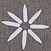 Tinksky 200pcs Plastic White Collar Stays Bones Stiffeners in 3 Sizes