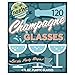 Toasted Drinkware Premium Hard Plastic Clear Two Piece 4 oz Champagne Glasses, 120 Count