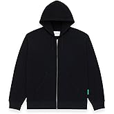 Future Planet Mens Globe Premium Full Zip French Terry Soft Cotton Hoodie Sweatshirt Loose Fit