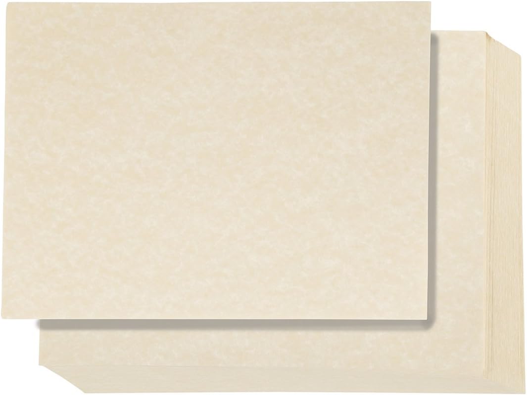 Pack of 96 Aged Parchment Paper Parchment Paper with Parchtone Paper