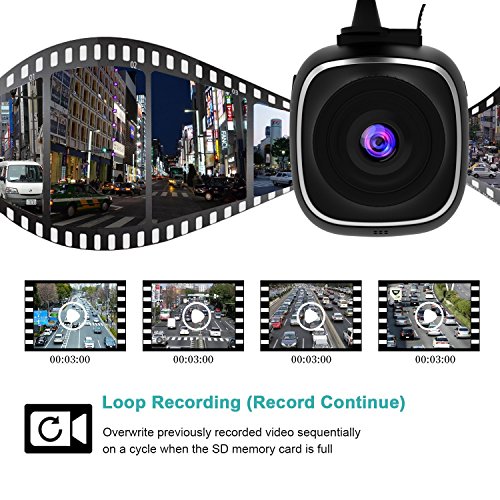 image for Dash Cam,CHORTAU Full HD 1080P Dashboard Camera with 140°Wide Angle, 