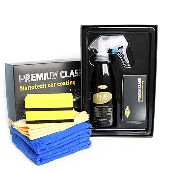 Autocare Auto Lackversiegelung Set Glasversiegelung superhydrophobe Keramikbeschichtung Lotuseffekt Nanoersiegelung für Lack,