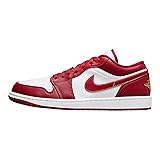 Nike Men's Air Jordan 1 Shoes, Cardinal Red/Light