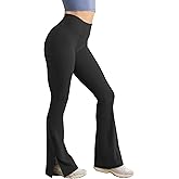 Mokoru Women's Flare Yoga Pants High Waisted Tummy Control Flared Leggings Workout Gym Bootcut Pants