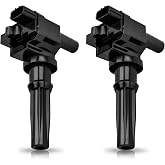 ENA Set of 2 Ignition Coil Pack Compatible with Hyundai Kia 2001-2006 Santa Fe Magentis Optima, 1999 2000 2001 2002 2003 2004 2005 Sonata 2.4L L4 Coils Replacement for UF285 2730138020 5C1155