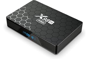 Android 12.0 TV Box, X98H PRO Allwinner H618 Quad-Core Mali-G31 MP2 GPU with 2.4/5.0Ghz WiFi BT5.0 10/100M Ethernet, Support 
