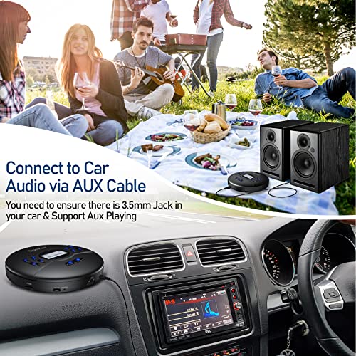 Gueray Portable CD Player with Bluetooth Rechargeable 2000mAh Battery