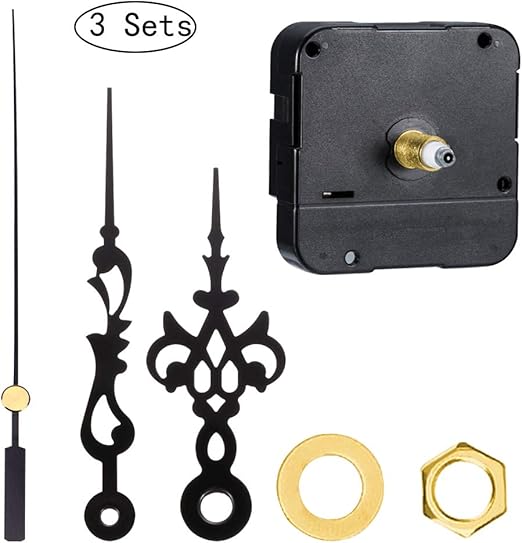 REYOK DIY High Torque Clock Movements Mechanism, 3PCS Quartz DIY Wall