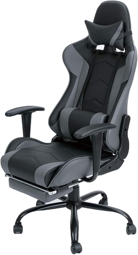 Amazon Co Jp 武田コーポレーション ゲーミングチェア 無段階リクライニング オットマン付き Bk Gmes 01 W70 ホーム キッチン