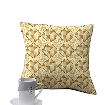 Amazon Com Decorative Square Accent Pillow Case Beige Decor