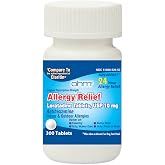 Ohm 24 Hour Loratadine Allergy Relief Tablets, 10mg, 300 Count | Non-Drowsy Pills, Medicine, Original